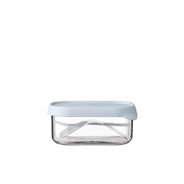 Mepal - Obstbox Take a Break - Obstbox zum Mitnehmen für frisches Obst - Box mit kleiner Obstgabel - Passt perfekt in die Take a Break Lunchbox - 250 ml - Nordic Blue