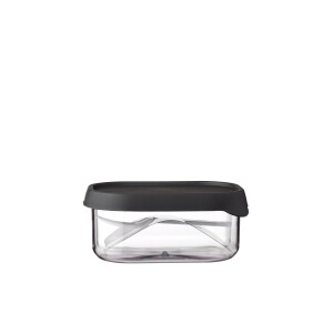 Mepal - Obstbox Take a Break - Obstbox zum Mitnehmen für frisches Obst - Box mit kleiner Obstgabel - Passt perfekt in die Take a Break Lunchbox - 250 ml - Nordic Black
