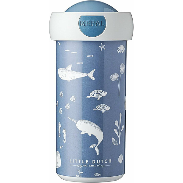 Verschlussbecher Campus 300 ml | Little Dutch Ocean Design | ideal für unterwegs | auslaufsicher | spülmaschinenfest | BPA-frei