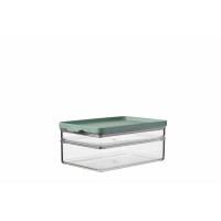 Mepal - Frühstücks-Kühlschrankbehälter Duo Omnia - 2-lagige Frischhaltedosen - Aufbewahrungsbox für Aufschnitt & Käse - Küchenaufbewahrung & Organisation - 500 ml & 1200 ml - Nordic sage