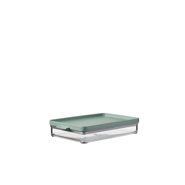 Mepal Wurst Aufbewahrung Kühlschrank - Kühlschrank Organizer Aufschnitt - Kühlschrankbehälter für die Aufbewahrung und Organisation in der Küche - 500 ml - Nordic sage