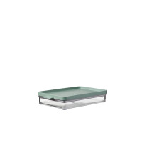 Mepal Wurst Aufbewahrung Kühlschrank - Kühlschrank Organizer Aufschnitt - Kühlschrankbehälter für die Aufbewahrung und Organisation in der Küche - 500 ml - Nordic sage