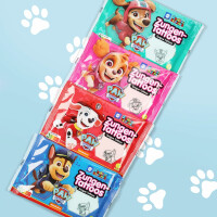 Küchle PawPatrol Zungentattoos im 1er Set 11g, vegane Süßigkeit, Tutti-Frutti & Erdbeer Geschmack, rot & blau, mit Skye, Chase, Zuma & Marshall von Paw Patrol, fruchtige Leckereien
