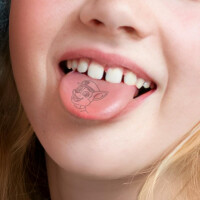 Küchle PawPatrol Zungentattoos im 1er Set 11g, vegane Süßigkeit, Tutti-Frutti & Erdbeer Geschmack, rot & blau, mit Skye, Chase, Zuma & Marshall von Paw Patrol, fruchtige Leckereien