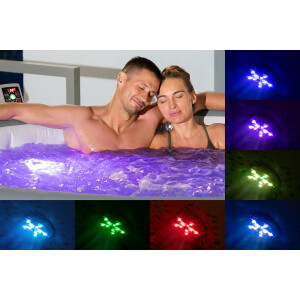 Bestway Lay-Z-SPA Xtras 7-farbiges LED-Licht 9,2 x 6,2 cm