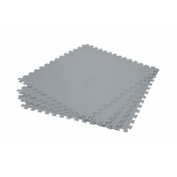 Bestway Pool-Bodenschutzfliesen Set 9 Stück á 78 x 78 cm, grau