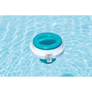 Bestway Dosierschwimmer mit Chemguard Schutzhandschuh Ø 17.5 x 18.6 cm