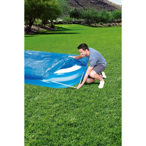 Bestway PE-Abdeckplane für Family Pools 295 x 220 cm, blau, eckig