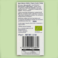 Küchle runde Back Oblaten Bio Vegan 50mm 37g pro Packung 5er Pack Esspapier zum Backen von Makronen & Lebkuchen