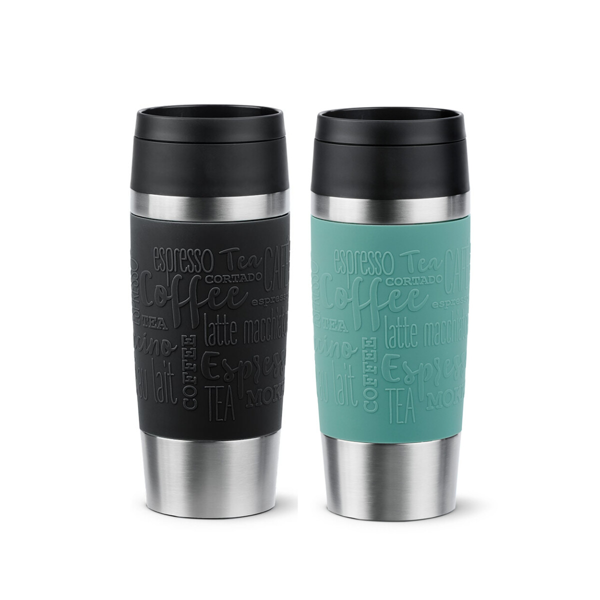 Emsa | Travel Mug Classic Mixed | Schwarz + Petrol |...