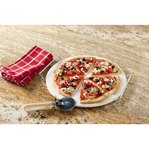 Nordic Ware | Pizza Stein 33 cm Edelstahl