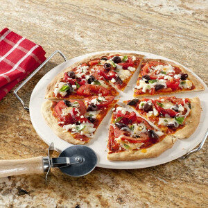 Nordic Ware | Pizza Stein 33 cm Edelstahl