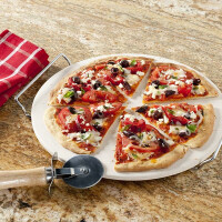 Nordic Ware | Pizza Stein 33 cm Edelstahl