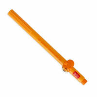 Legami - Gelschreiber mit dekorativem Tier - Lovely Friends, Tiger-Thema, nicht rollend, orange Tinte, entfernbares und wieder kombinierbares Tier, 0,5 mm Spitze
