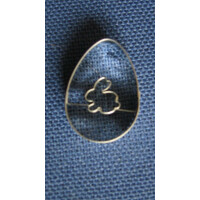 Krifka Ausstechform Hase 55 x 37 mm, Weißblech