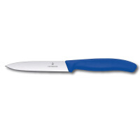 Victorinox | Swiss Classic | Blau | 10 cm Klingenlänge | perfekt für Tomaten und Gemüse