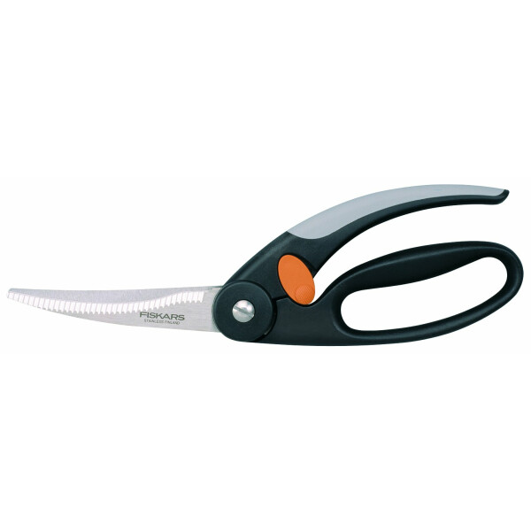 Fiskars Geflügelschere, Gesamtlänge: 25 cm, Qualitätsstahl/Kunststoff, Functional Form, 1003033