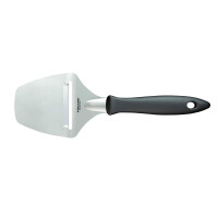 Fiskars Käsehobel mit rostfreier Stahlklinge, Kunststoff/Edelstahl, Länge: 21,5 cm, Essential, Schwarz/Silber, 1065587, Metallic