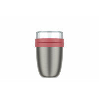 Mepal - Thermobehälter Ellipse - Thermo Lunchpot - Praktischer Joghurtbecher & Suppenbecher zum Mitnehmen - 6-8 Stunden heiß & 12 Stunden kalt - 500 + 200 ml - Vivid mauve