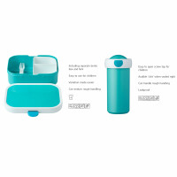 Mepal - Lunch-Set Campus - Lunch-Set für Kinder mit Verschlussbecher & Lunch Box - Lunch-Set für die Schule oder Unterwegs - Spülmaschinenfest & BPA-frei - 300 ml + 750 ml - Unicorn