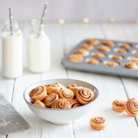 Städter We Love Baking Backform Muffin - Mini, Metall, Silber, 35 x 27 cm