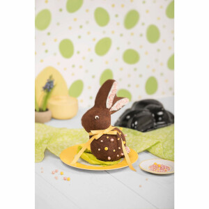 Original Kaiser Motiv- Kuchenform Hase Henry 0,5l, Backform Hase antihaftbeschichtet, Kuchenform Ostern, Backform Ostern, Schwarz