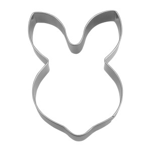 Städter - Premium Ausstechform - Hasegesicht 6,5 cm - Einzigartiger Ausstecher - Perfekt für Kreative Backkreationen für Ostern