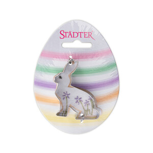 Städter - Premium Ausstechform - Hase sitzend 6 cm - Einzigartiger Ausstecher - Perfekt für Kreative Backkreationen für Ostern