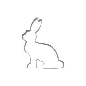 Städter - Premium Ausstechform - Hase sitzend 6 cm - Einzigartiger Ausstecher - Perfekt für Kreative Backkreationen für Ostern
