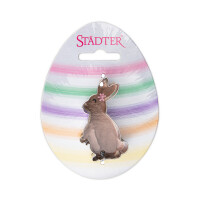 Städter - Premium Ausstechform - Hase 6 cm - Einzigartiger Ausstecher - Perfekt für Kreative Backkreationen für Ostern