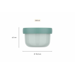 Mepal - Obstbox Campus - Snackbox für Kinder - Spülmaschinen- und mikrowellenfest - BPA-frei - 300 ml - Food Fest