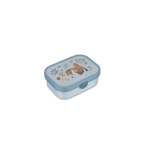 Mepal - Lunchbox Campus Little Dutch - Bento Lunchbox für Kinder - Brotdose mit Bento-Fach & Gabel - Meal Prep Box mit Clip-Verschluss - BPA-frei & Spülmaschinenfest - 750 ml - Forest Friends