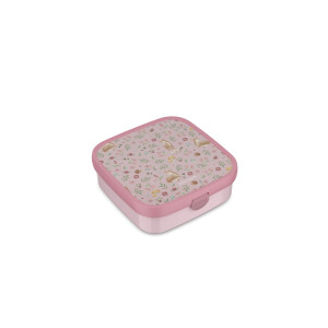 Mepal - Bento Brotdose Groß Campus Little Dutch - Bento Lunchbox für Kinder - Inklusive 2 auslaufsicheren Bento Fächern & Gabel - Bento-Fach ist mikrowellengeeignet - 2x 200 + 1250 ml - Fairy Garden