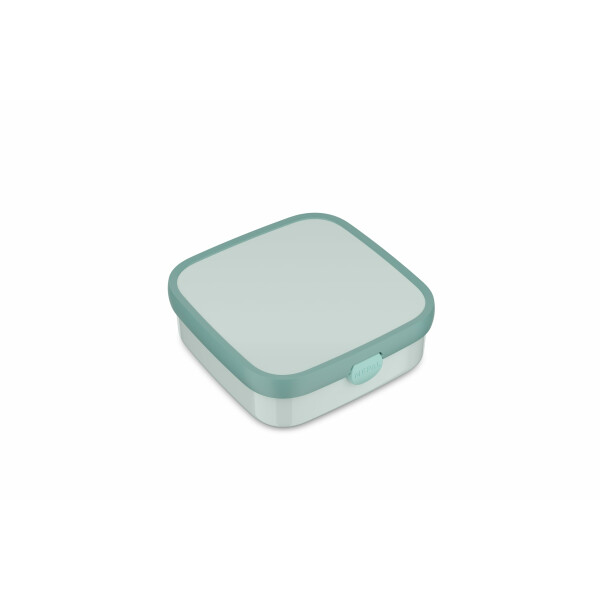 Mepal - Bento Brotdose Groß Campus - Bento Lunchbox für Kinder - Inklusive 2 auslaufsicheren Bento Fächern & Gabel - Bento-Fach ist mikrowellengeeignet - 2x 200 + 1250 ml - Cool mint