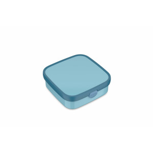 Mepal - Bento Brotdose Groß Campus - Bento Lunchbox für Kinder - Inklusive 2 auslaufsicheren Bento Fächern & Gabel - Bento-Fach ist mikrowellengeeignet - 2x 200 + 1250 ml - Cool blue