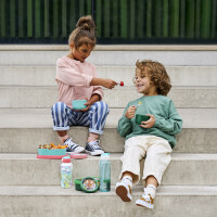 Mepal - Obstbox Campus - Snackbox für Kinder - Spülmaschinen- und mikrowellenfest - BPA-frei - 300 ml - Cool pink