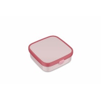 Mepal - Bento Brotdose Groß Campus - Bento Lunchbox für Kinder - Inklusive 2 auslaufsicheren Bento Fächern & Gabel - Bento-Fach ist mikrowellengeeignet - 2x 200 + 1250 ml - Cool pink