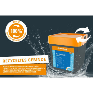 Steinbach | Poolpflege pH-Minus Granulat | Regulierung des pH-Werts | 7,5 kg | effiziente Anwendung für klares Wasser
