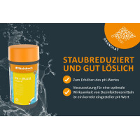 Steinbach | Poolpflege pH+ Granulat | 1 kg | ideal zur pH-Wert Einstellung | einfache Anwendung | effiziente Poolpflege