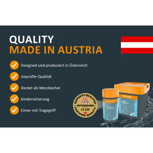 Steinbach | Poolpflege Chlorstabilisat Granulat | 1 kg | ideal für stabile Wasserqualität | effektiv gegen Chlorabbau | einfache Anwendung | für kristallklares Poolwasser