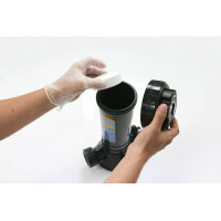 Steinbach Chlor-Dosierschleuse | für Langzeit-Chlortabletten | robustes Kunststoffdesign | 1,5 Zoll Innengewinde | effizient und einfach im Gebrauch