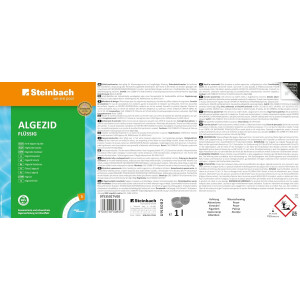 Steinbach | Poolpflege Starter Set | inkl. Algezid, Total Blue 20g, 50er Teststreifen Kit, Dosierschwimmer & Testkit für pH-Wert/Chlor | ideal zur Wasserkontrolle | Poolwasser sauber & kristallklar