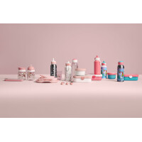 Mepal | Lunch-Set Campus | Lunch-Set für Kinder mit Pop-up Trinkflasche & Lunch Box | Lunch-Set für die Schule oder unterwegs | Spülmaschinenfest & BPA-frei | 400 ml + 750 ml | Frozen Sisters Forever