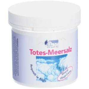 Pullach Hof | Totes Meer Salz Creme, 250ml Allgäuer Herstellung, Mineral Pflege Creme