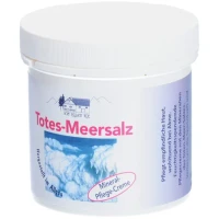 Pullach Hof | Totes Meer Salz Creme, 250ml Allgäuer Herstellung, Mineral Pflege Creme