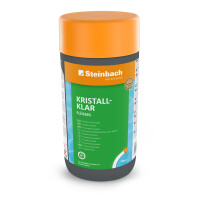 Steinbach | Poolpflege Kristallklar | flüssig | 1 Liter | sorgt für glasklares Wasser | einfach in der Anwendung | ideal für perfekten Badespaß