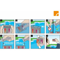 Steinbach | Poolpflege Test-Set | Algezid 1l & Testkit für pH-Wert/Chlor | ideal zur Wasserkontrolle von pH-Wert und freiem Chlor | Poolwasser sauber & kristallklar