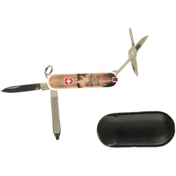 Victorinox Erwachsene Classic, The Mountains Are Calling Taschenwerkzeug, 58 mm