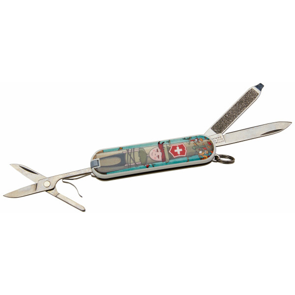 Victorinox Erwachsene Classic, 58mm, Wilhelm Tell Taschenwerkzeug, One Size