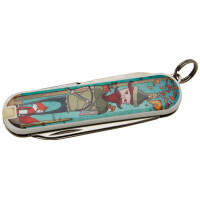 Victorinox Erwachsene Classic, 58mm, Wilhelm Tell Taschenwerkzeug, One Size